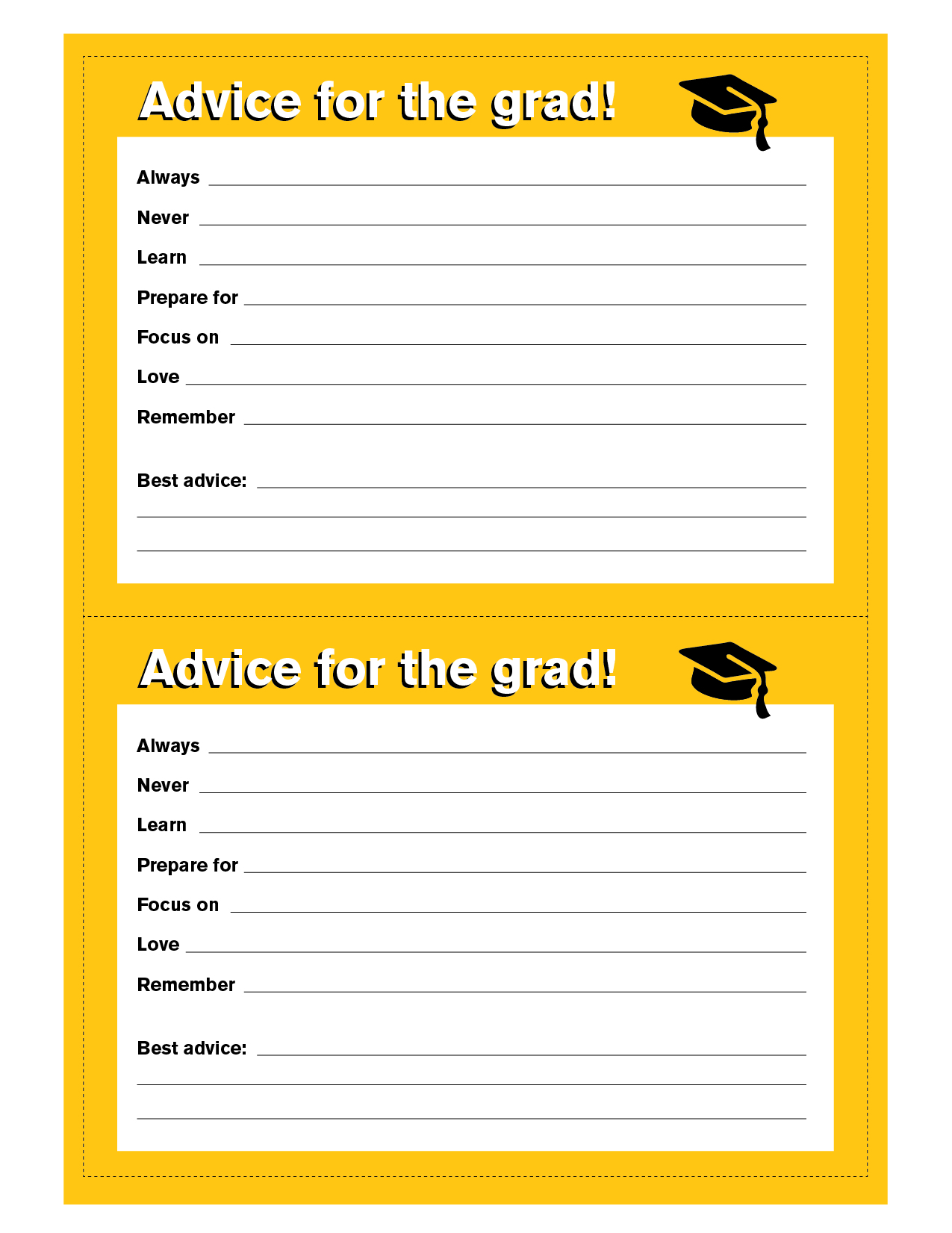Gold advice for the grad card