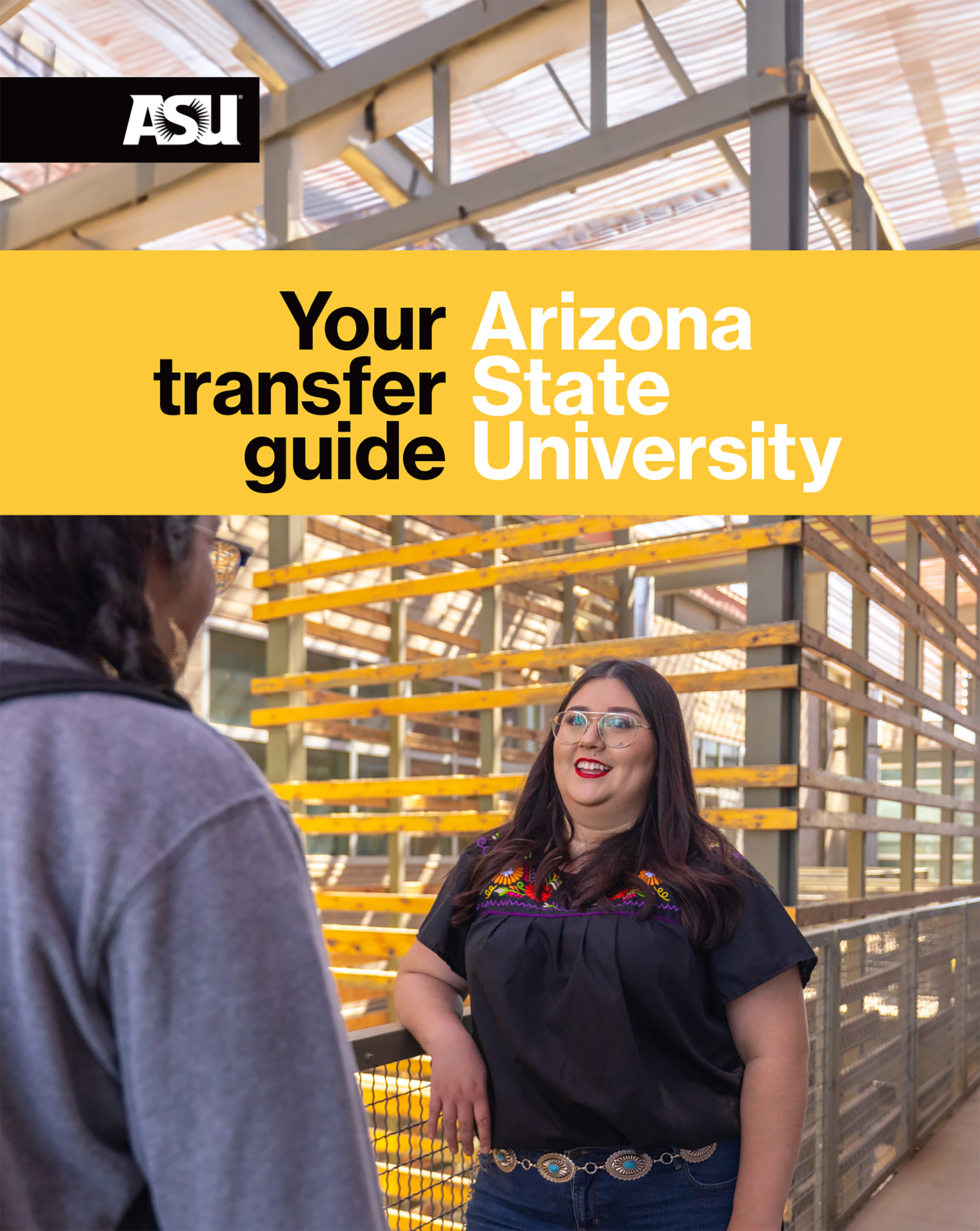 transfer student guide cover graphic