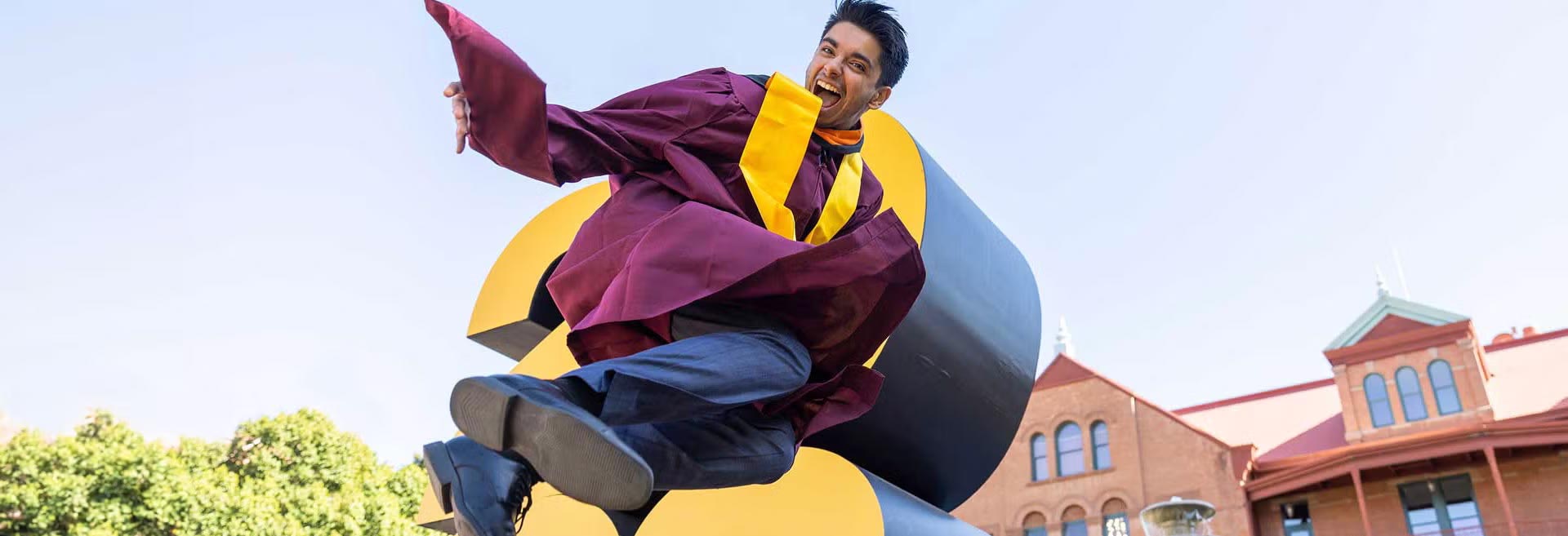 Student excited about graduation