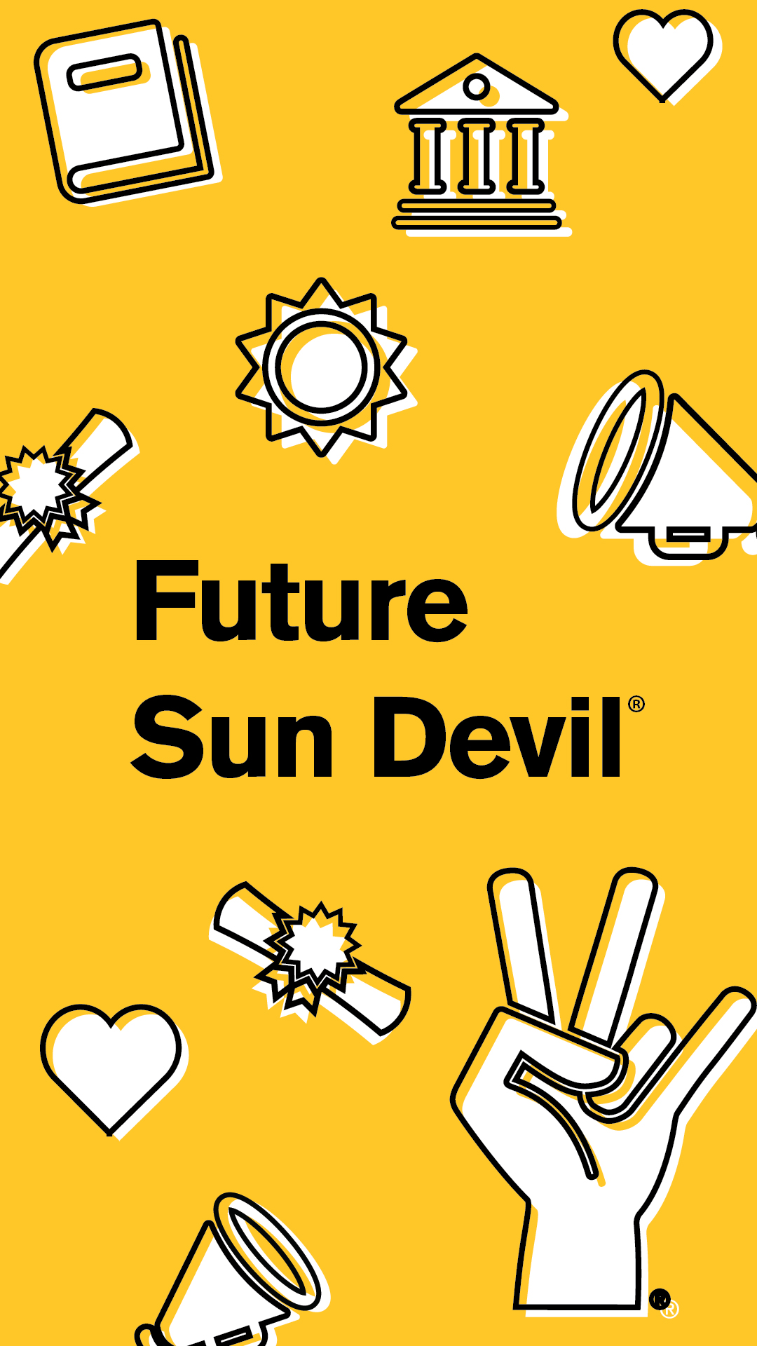 future sun devil wallpaper including ASU icons