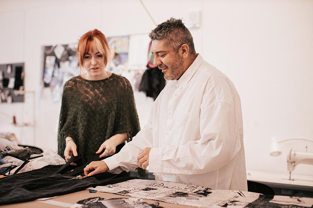Two FIDM students