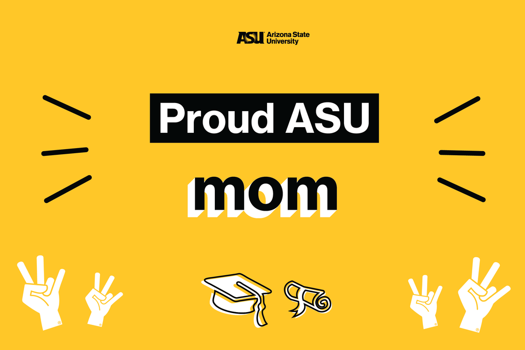 Proud ASU mom poster