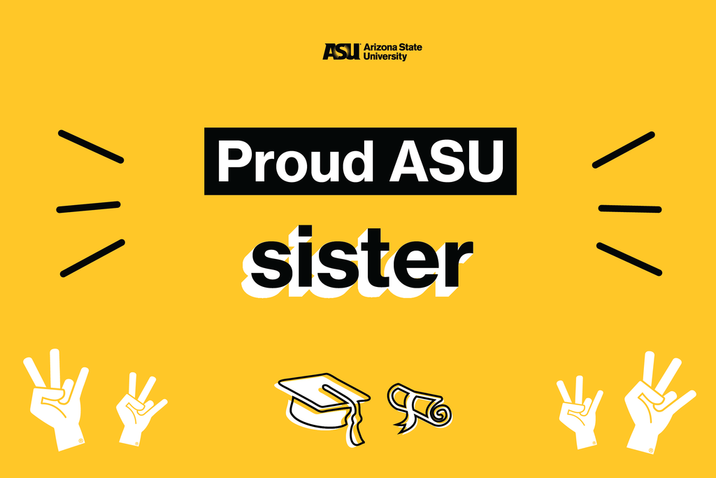 Proud ASU sister poster