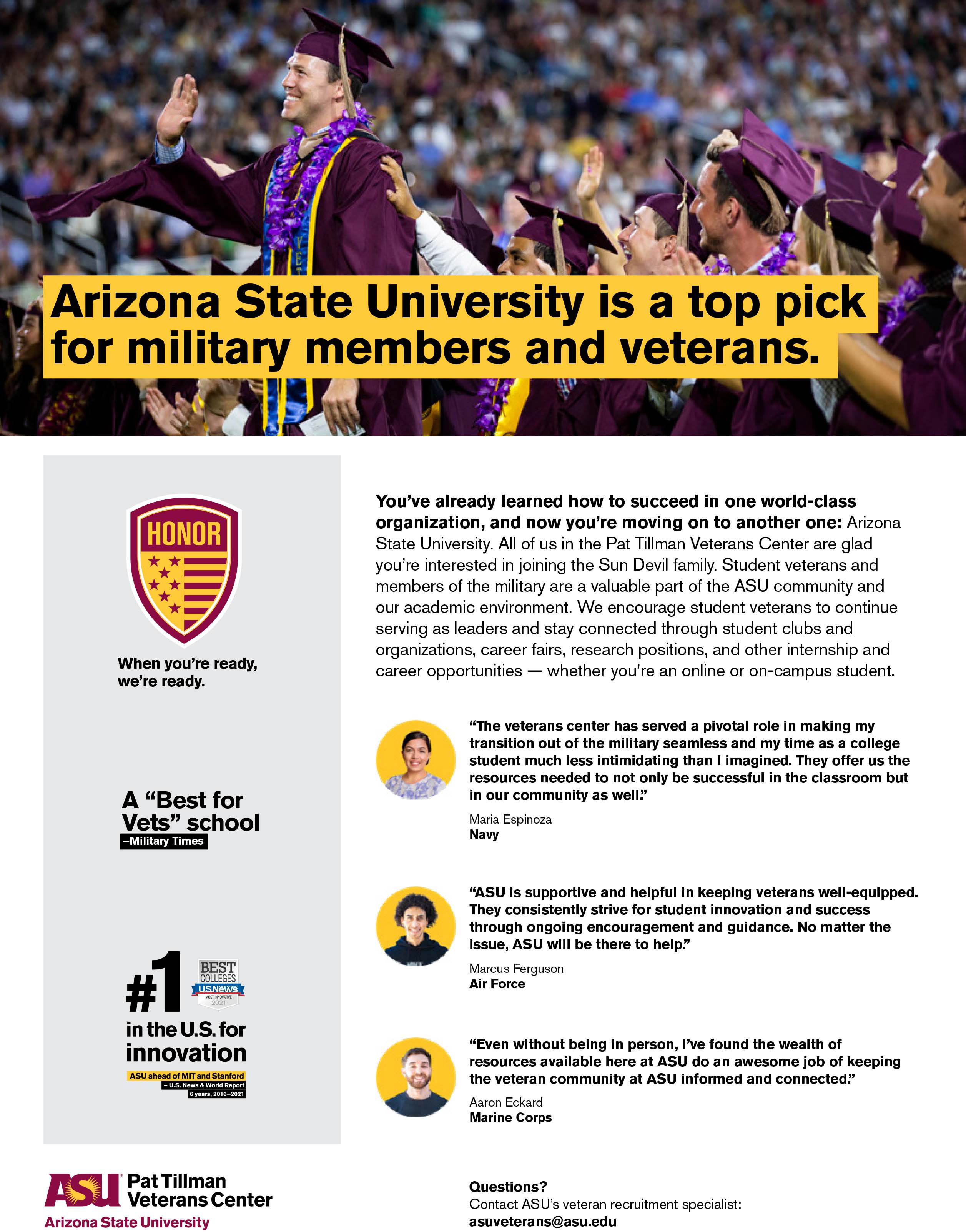 veteran admission flier